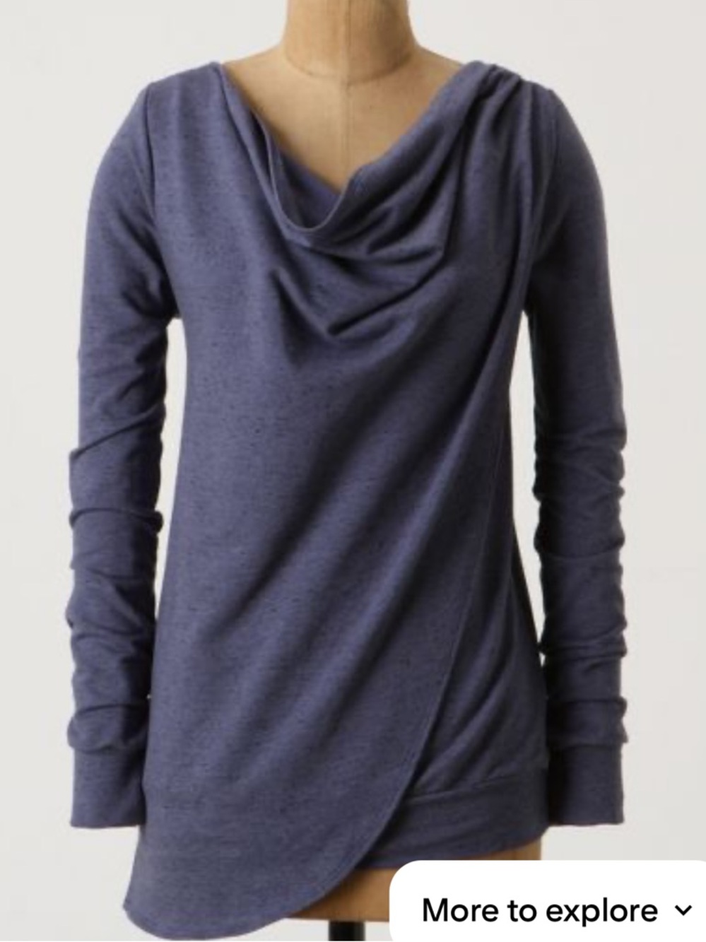 Anthropologie Iris & Navy Swept Swag Sweatshirt